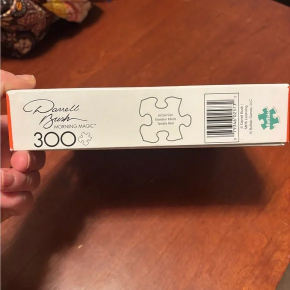 DARRELL BRUSH LARGE PIECE Lakeside Sunset Puzzle - Picture 2 of 10